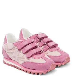 Marc Jacobs suede low top sneakers, pink