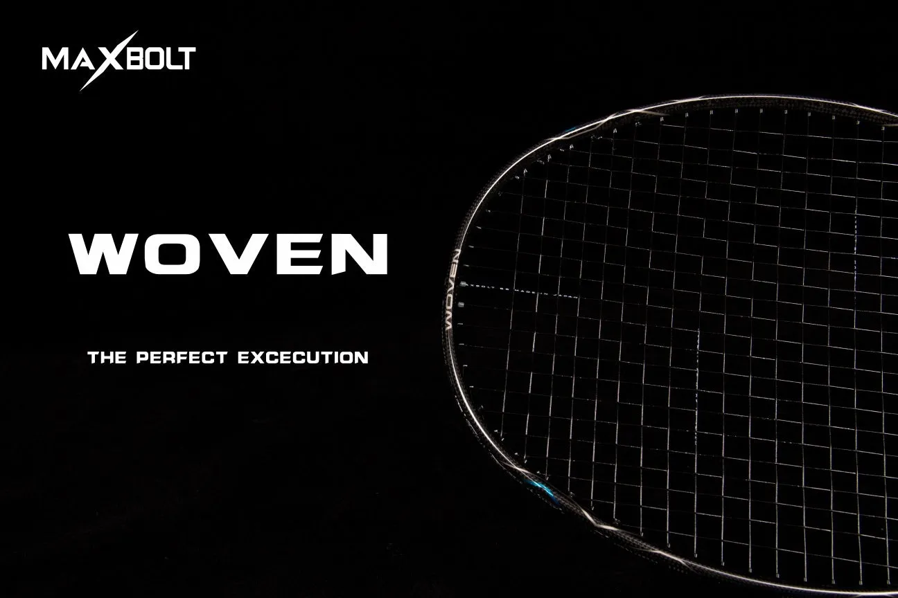 Maxbolt Black Woven Limited Edition Badminton Racket