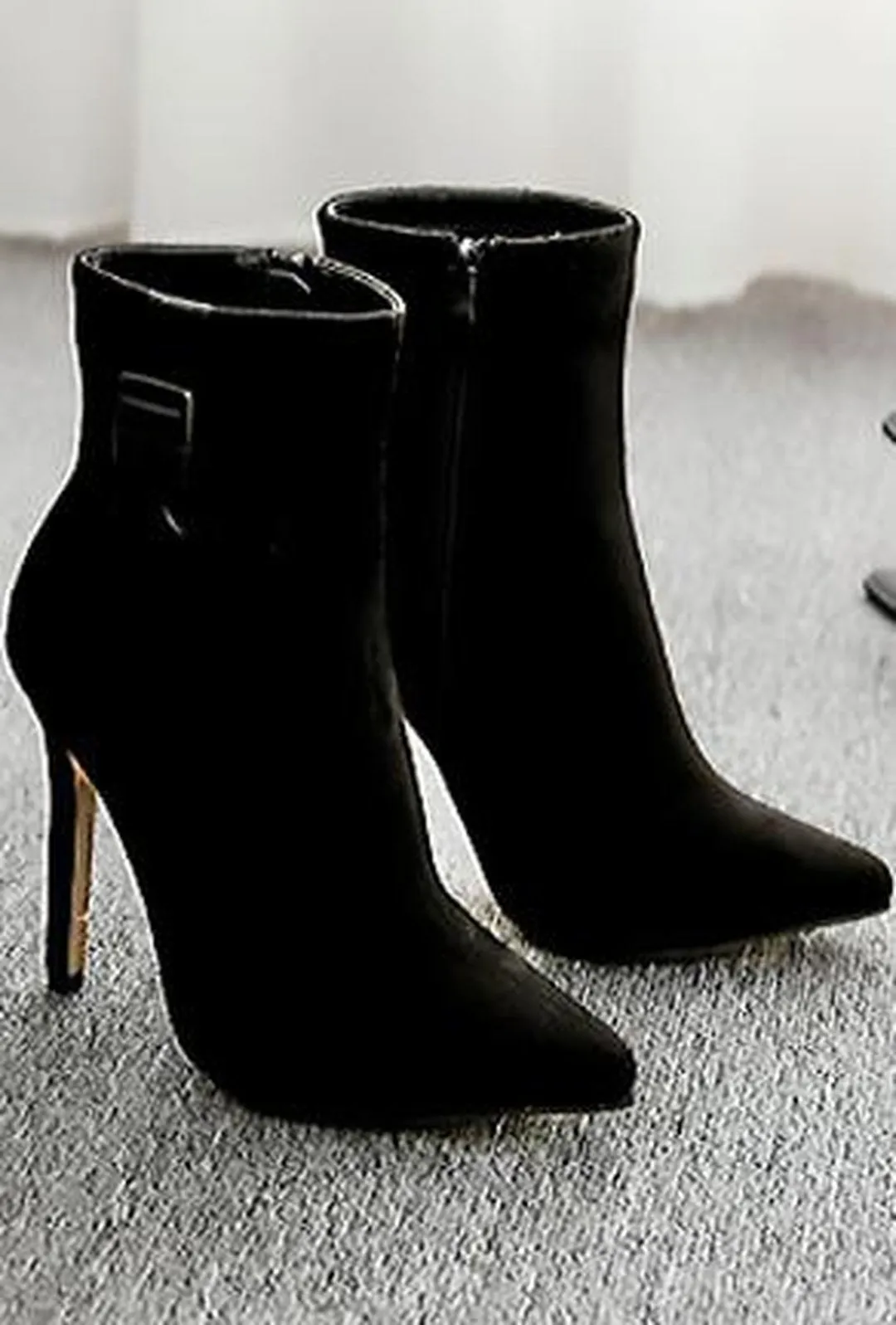 MAXI - BELT STRIPE ANKLE BOOTS