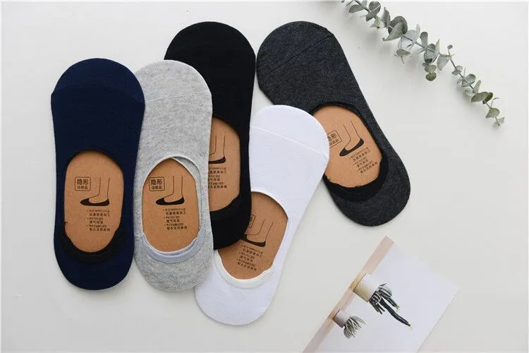 Men's Low-cut Invisible Silicone Non-slip Socks