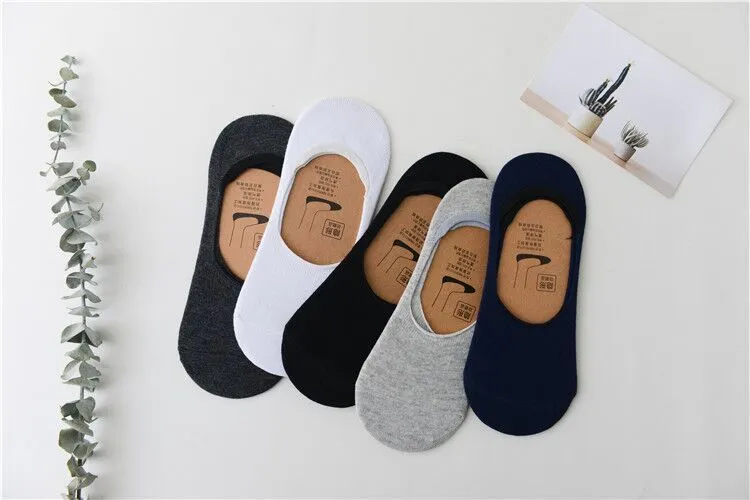 Men's Low-cut Invisible Silicone Non-slip Socks