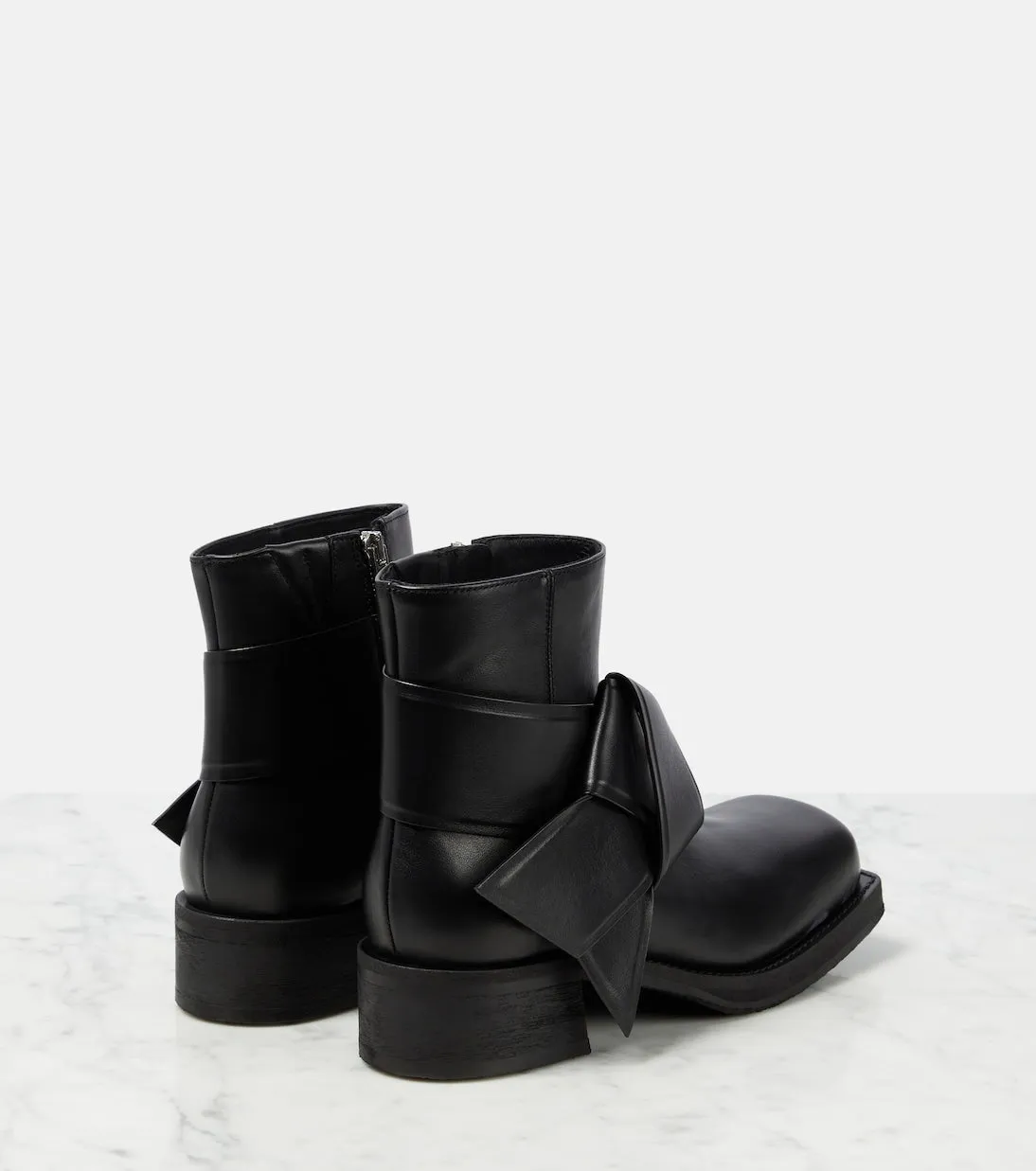 Musubi Acne Studios leather ankle boots, black