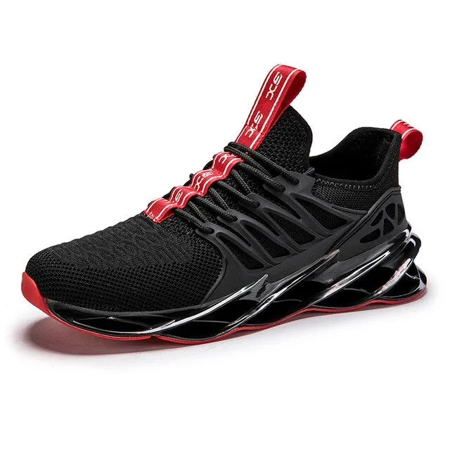 New Hot Blade Warrior Sport Shoes Breathable Mesh Running Shoes for Men Damping Cushioning Athletic Jogging Sneakers Zapatillas