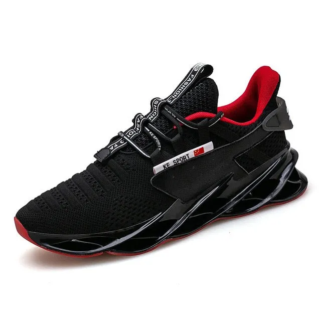 New Hot Blade Warrior Sport Shoes Breathable Mesh Running Shoes for Men Damping Cushioning Athletic Jogging Sneakers Zapatillas