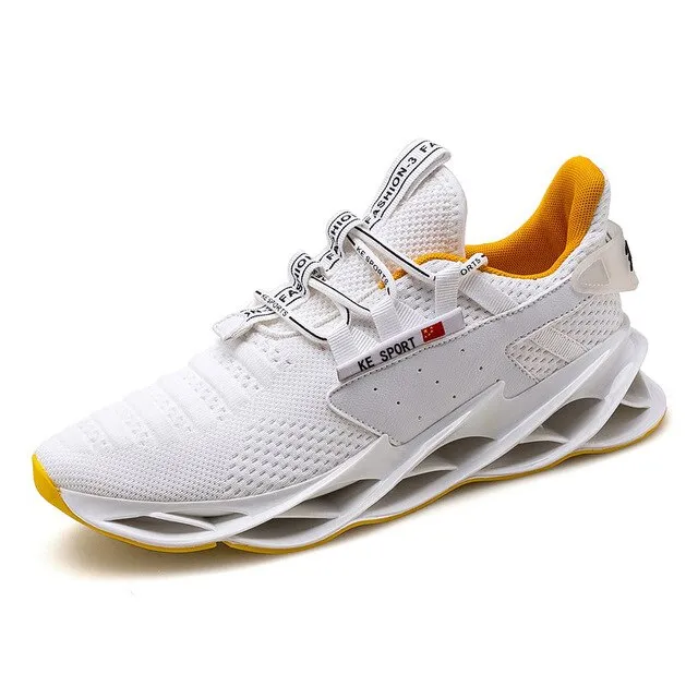 New Hot Blade Warrior Sport Shoes Breathable Mesh Running Shoes for Men Damping Cushioning Athletic Jogging Sneakers Zapatillas