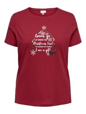 Only Carmakoma Christmas Gift T-shirt