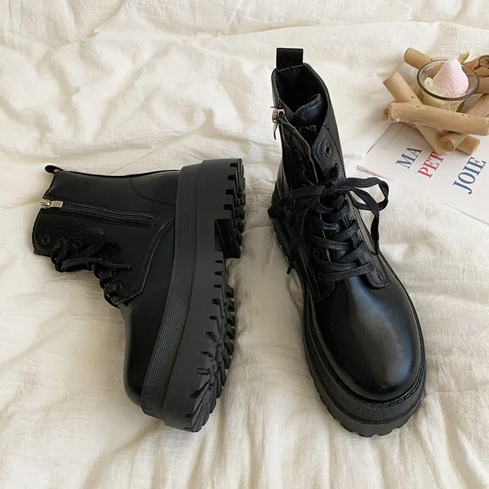 Platform Ankle Boots