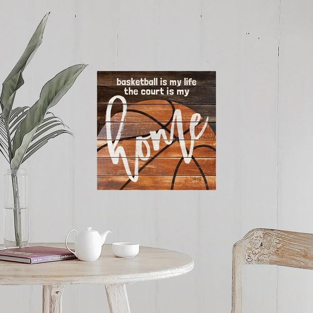 "Basketball Home" Poster Print