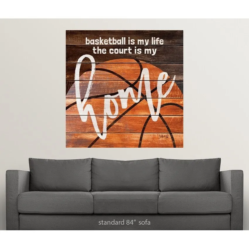 "Basketball Home" Poster Print