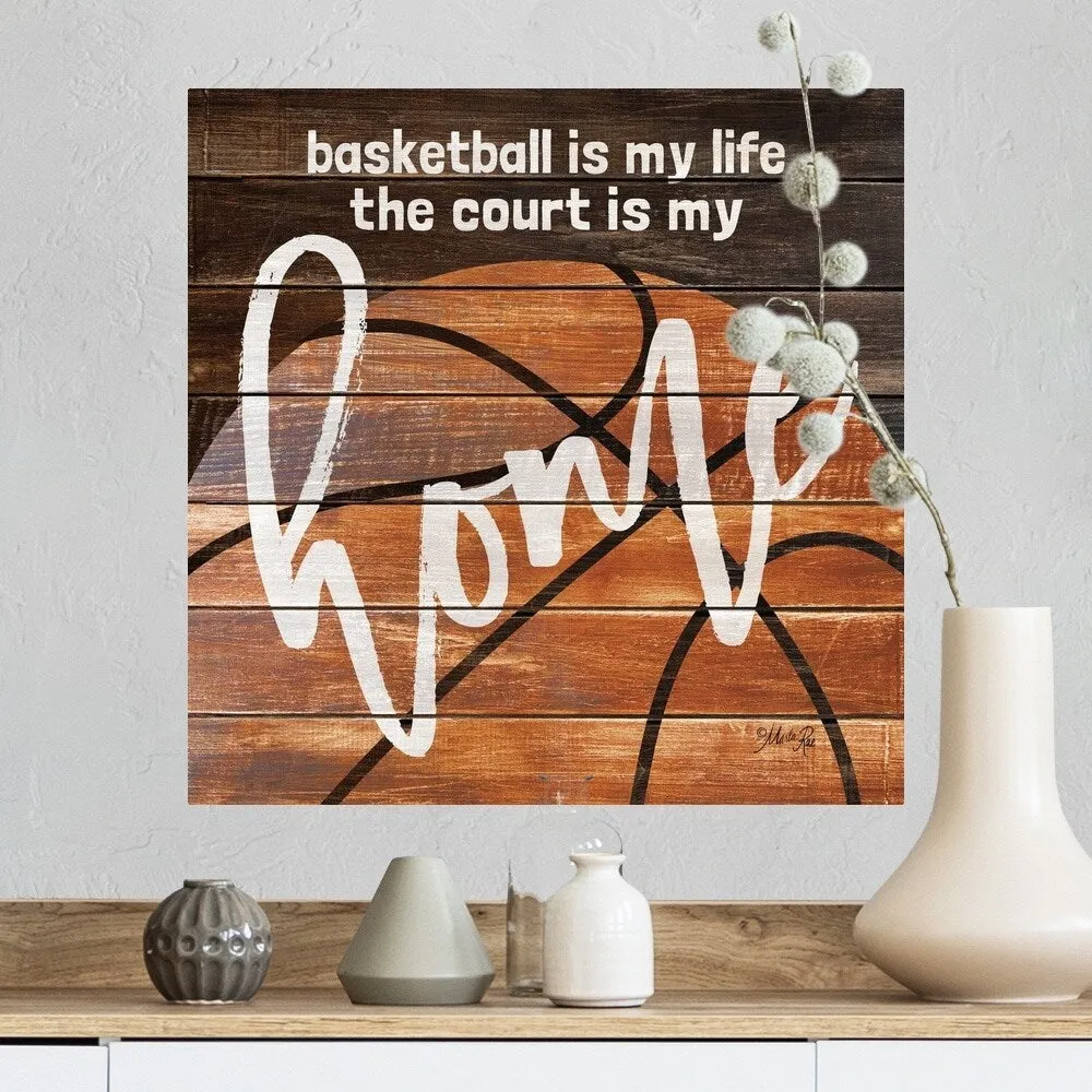 "Basketball Home" Poster Print