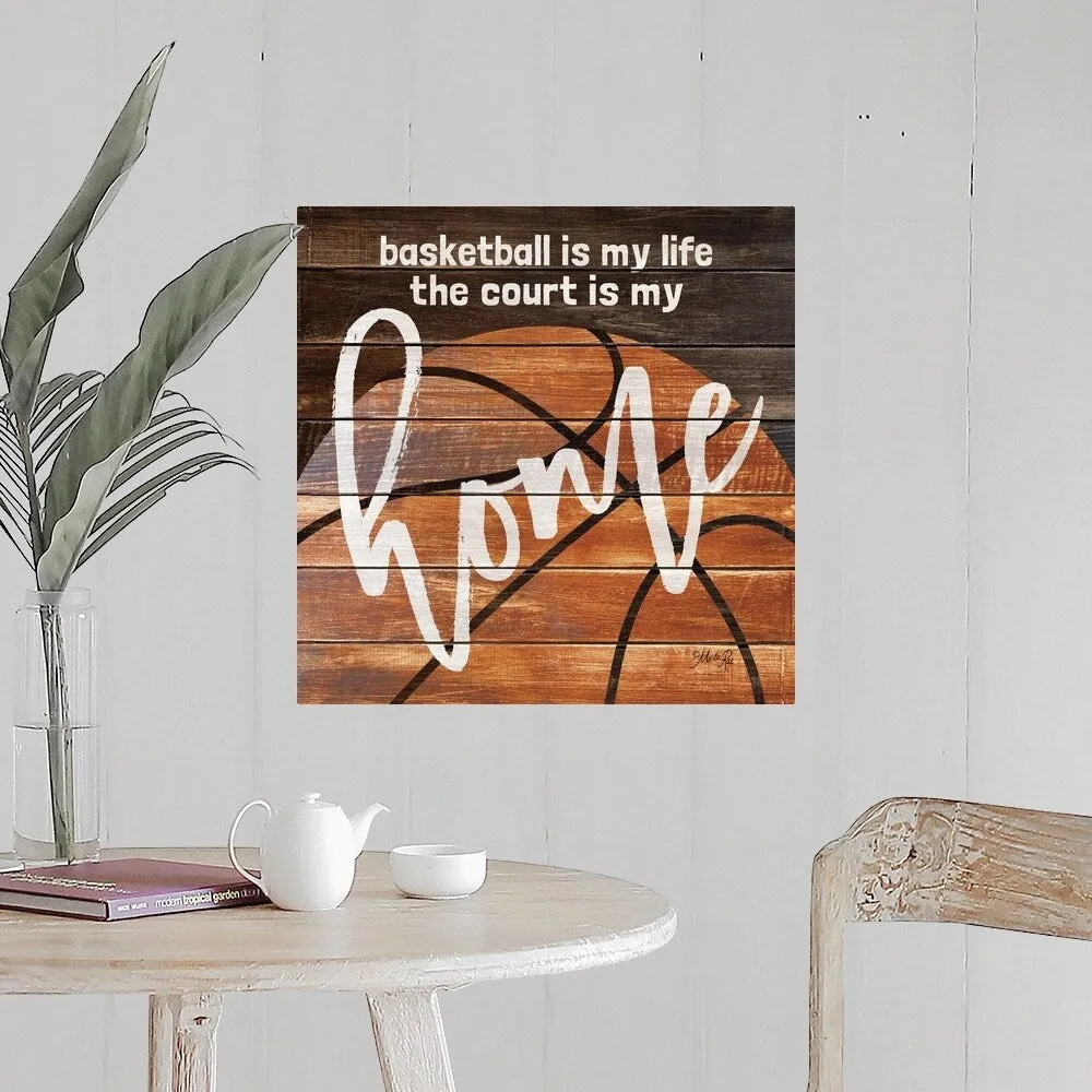 "Basketball Home" Poster Print