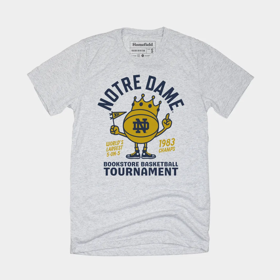 Retro Notre Dame Bookstore Basketball Tee