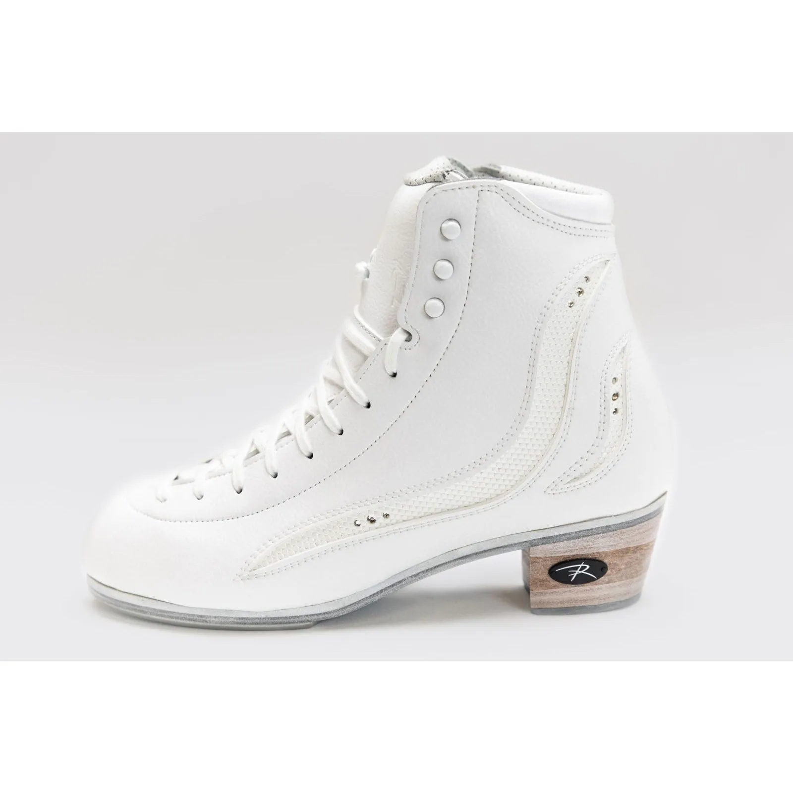 Riedell Vega, Skating Boot,  White, AA,B,D Width