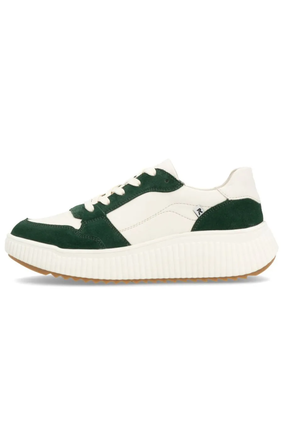 Rieker Trainer in White and Green