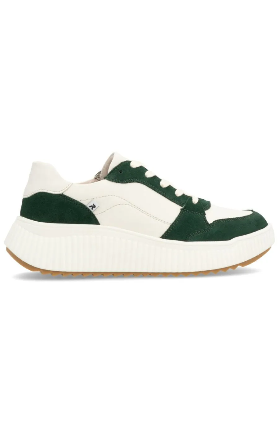 Rieker Trainer in White and Green