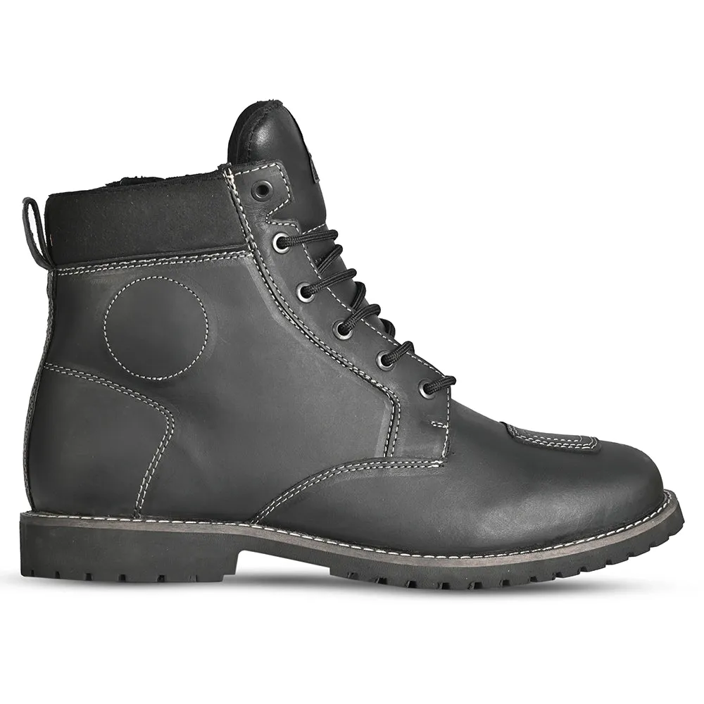 RTECH Heritage Touring Motorcycle Boot Black