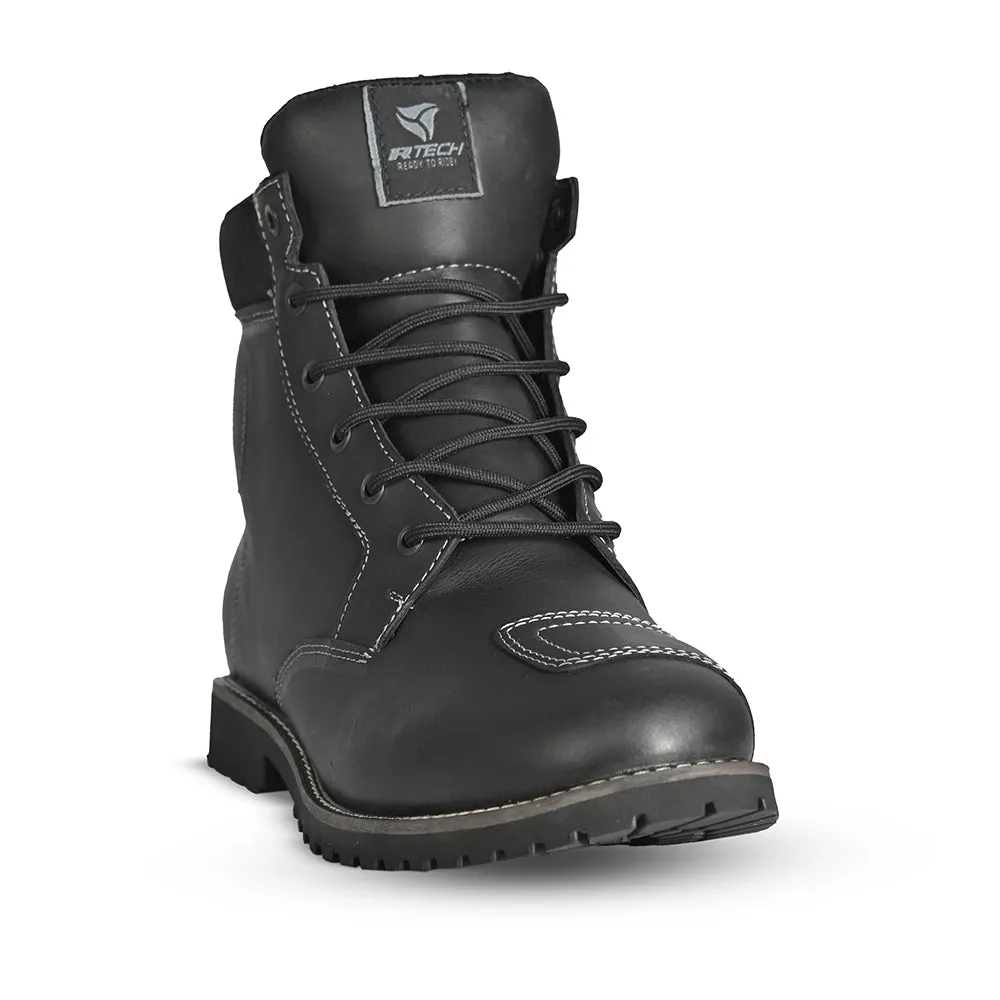 RTECH Heritage Touring Motorcycle Boot Black