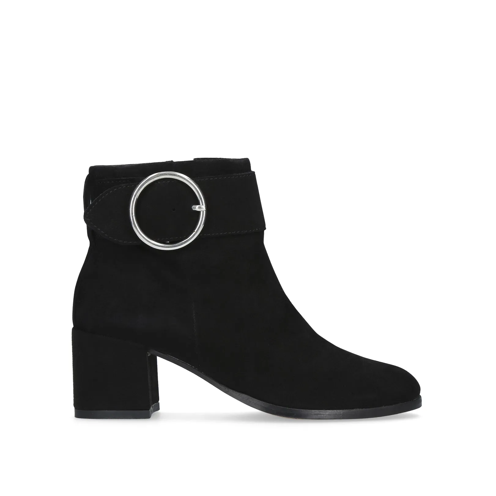 Snore Black Mid Heel