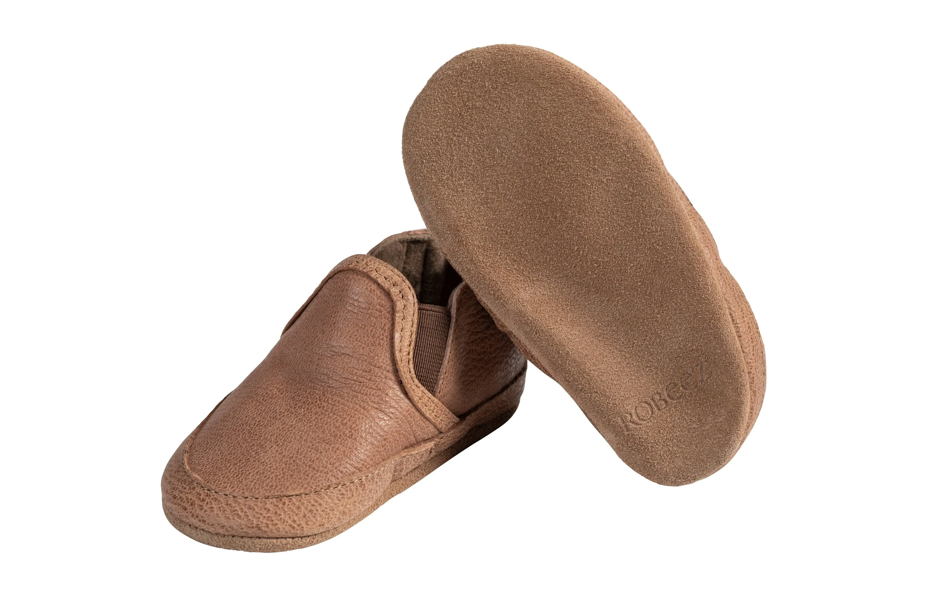 Soft Sole Baby Shoes - Liam Basic Camel