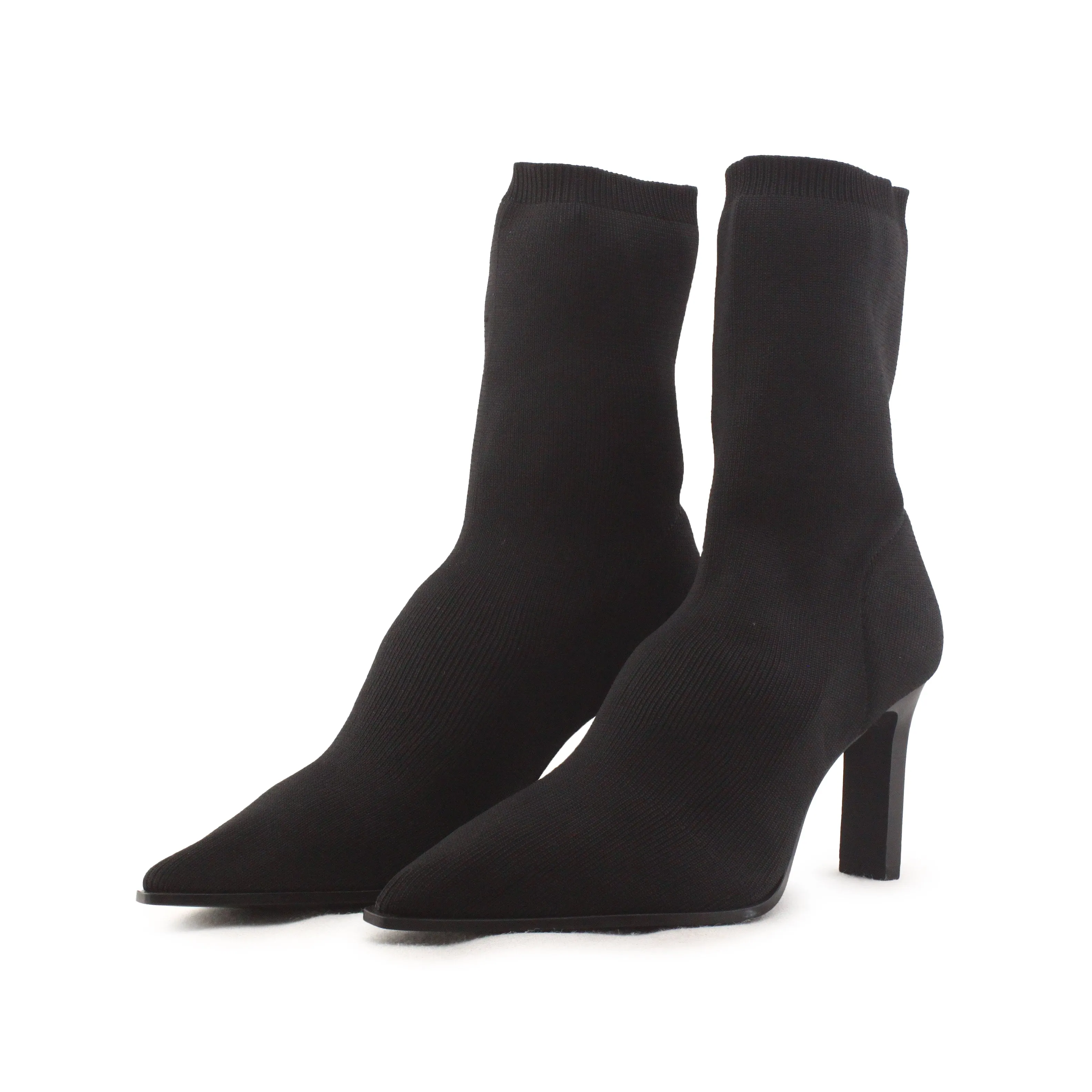 Stradivarius Block Heels Sock Boots | Textile