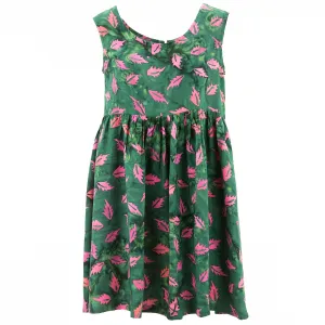 The Shroom Dress - Holly Leaves Green