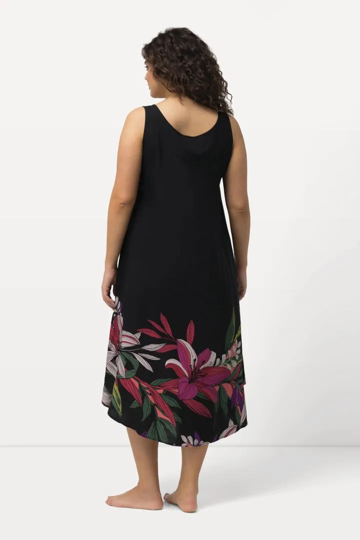 Ulla Popken Floral Hem Dress