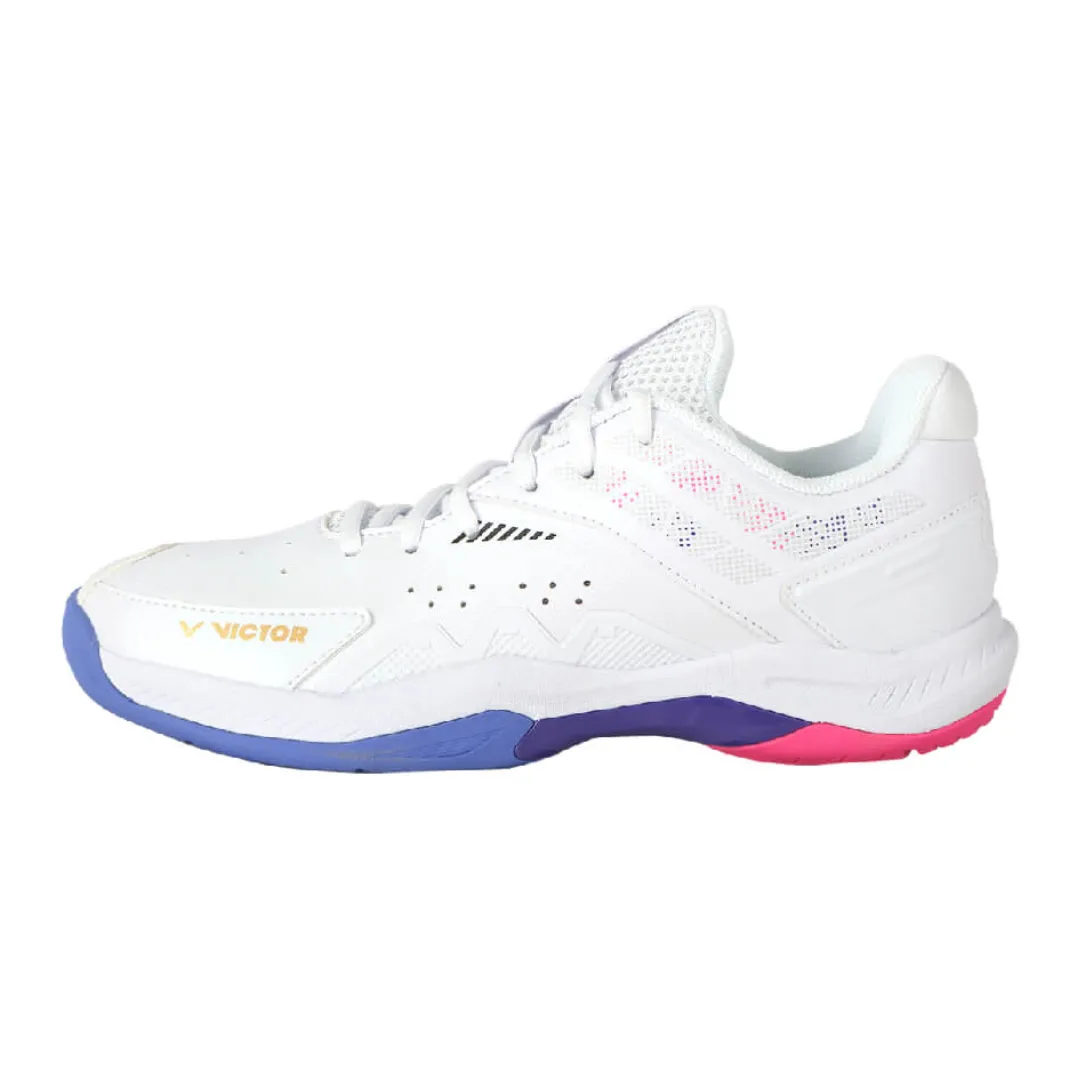 Victor P8500TD-AJ Court Shoes [White/Purple]