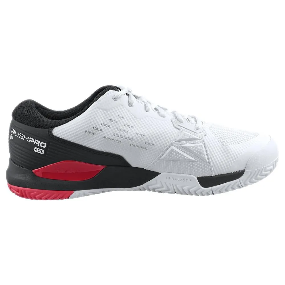 Wilson Men's Rush Pro Ace - White/Poppy Red