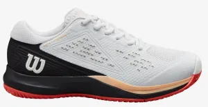 Wilson RUSH PRO PICKLER White/Black/Living coral  Pickleball Shoes