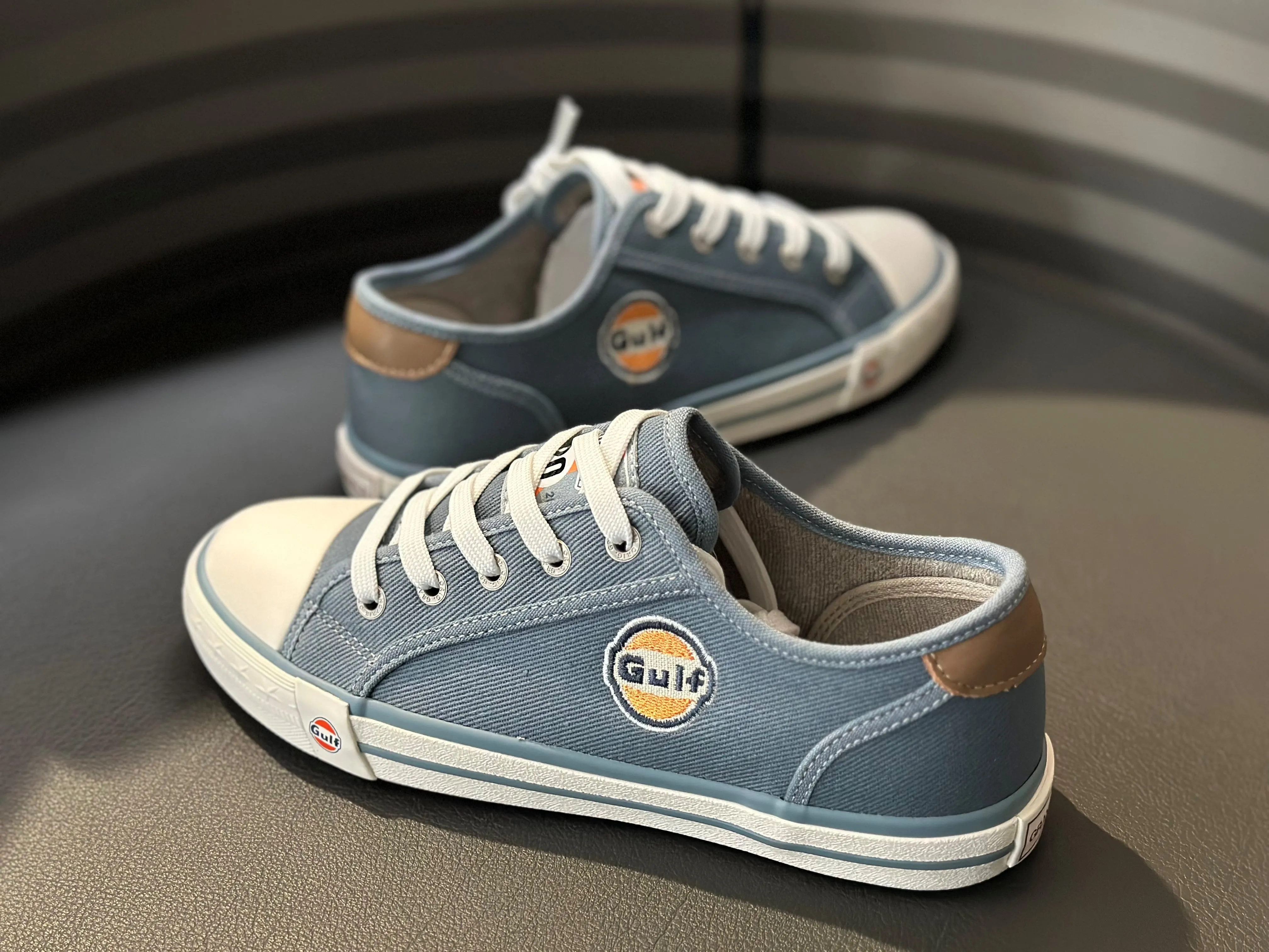 Women's Gulf Low-Top Canvas Sneakers in Denim Blue