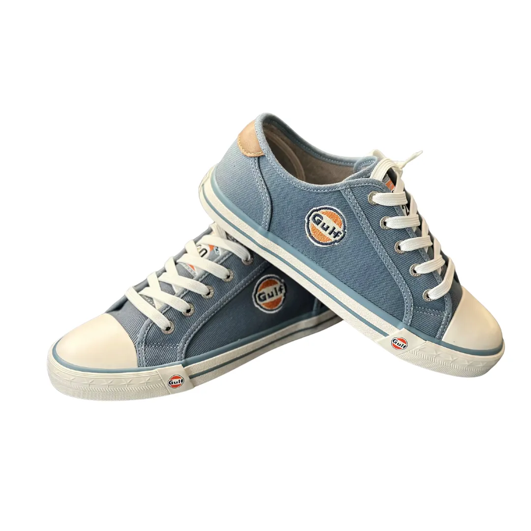 Women's Gulf Low-Top Canvas Sneakers in Denim Blue