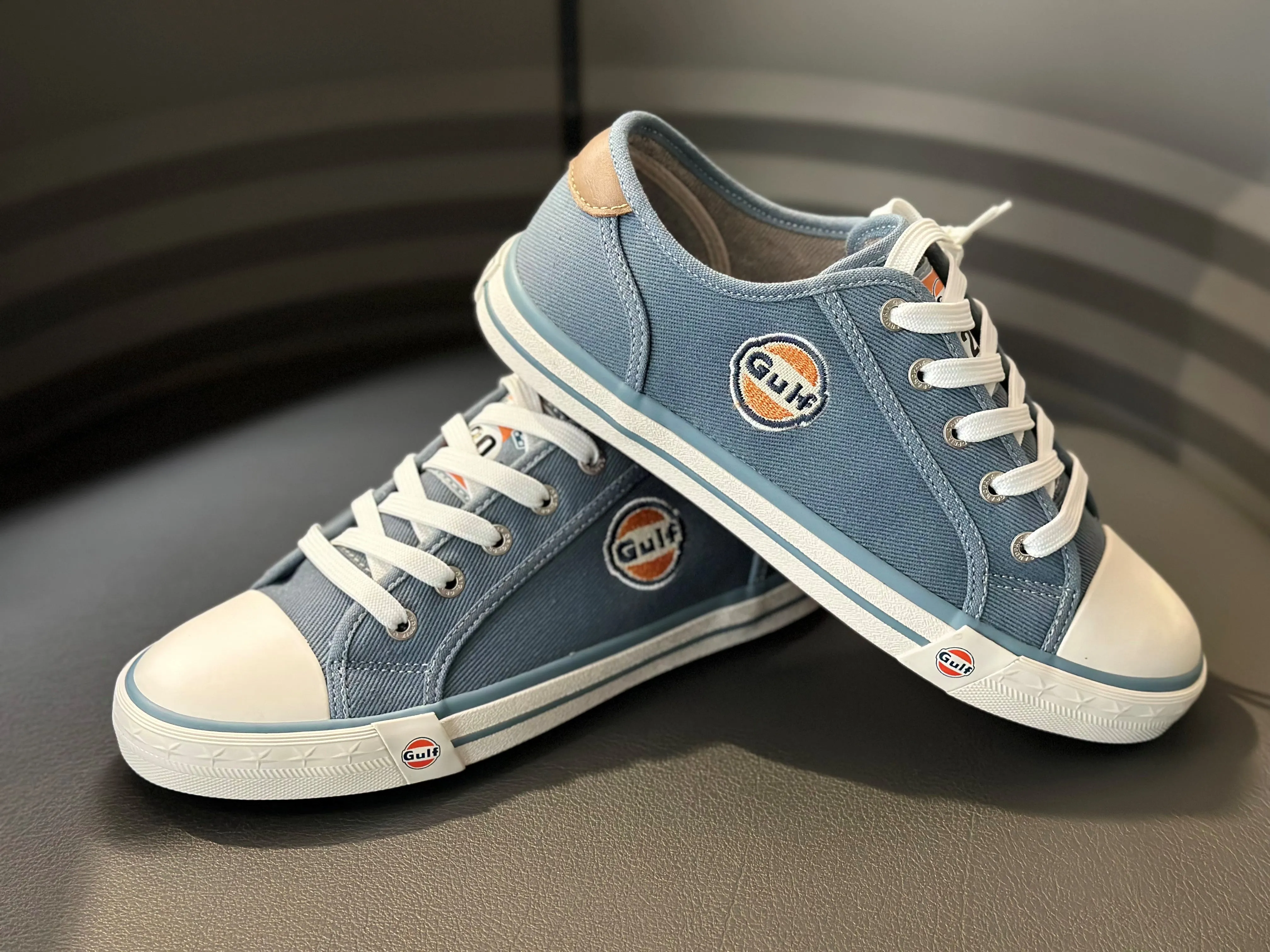 Women's Gulf Low-Top Canvas Sneakers in Denim Blue