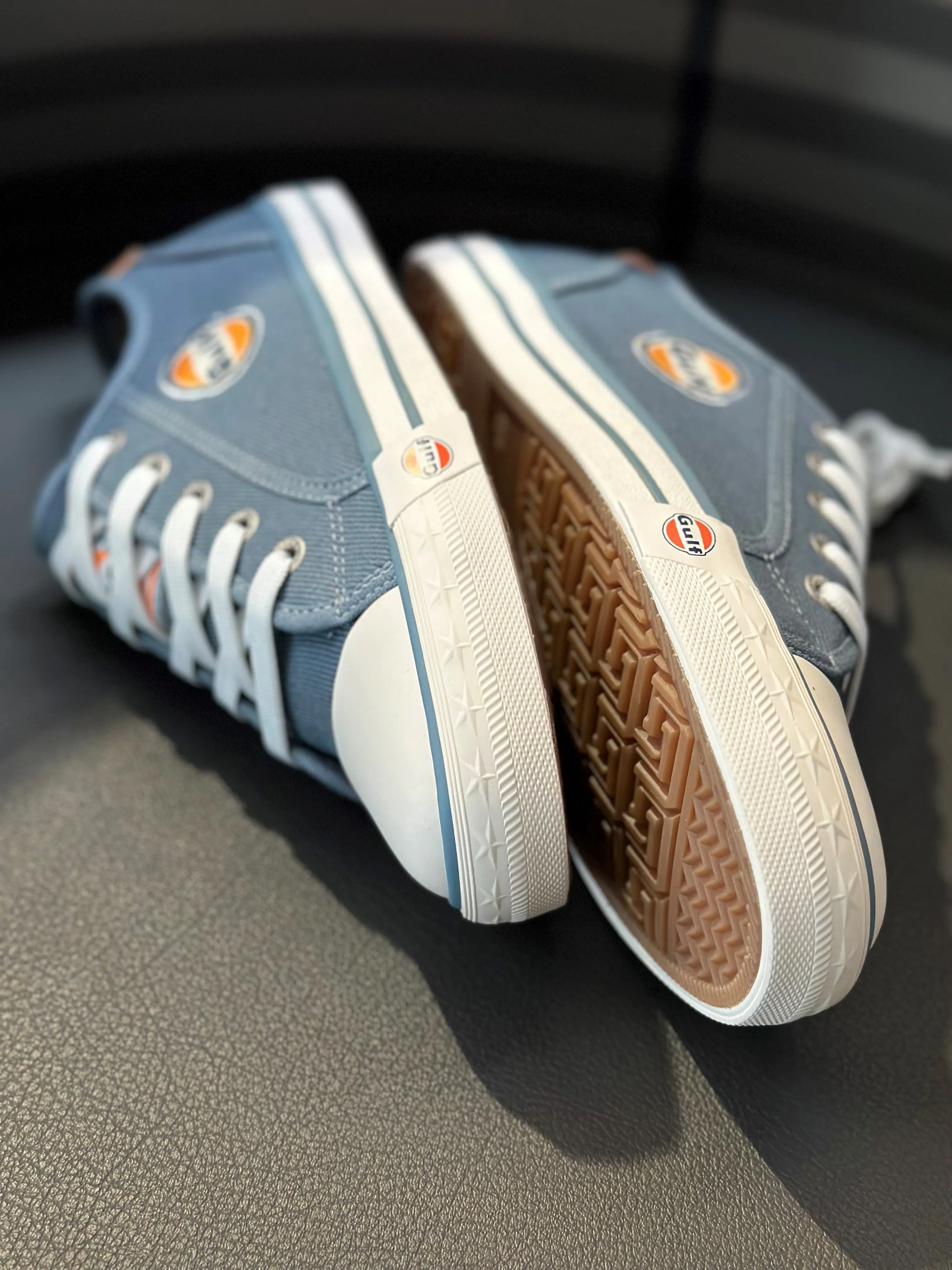 Women's Gulf Low-Top Canvas Sneakers in Denim Blue