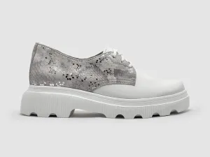 Women's Modern Low-Top Leather Shoes - White