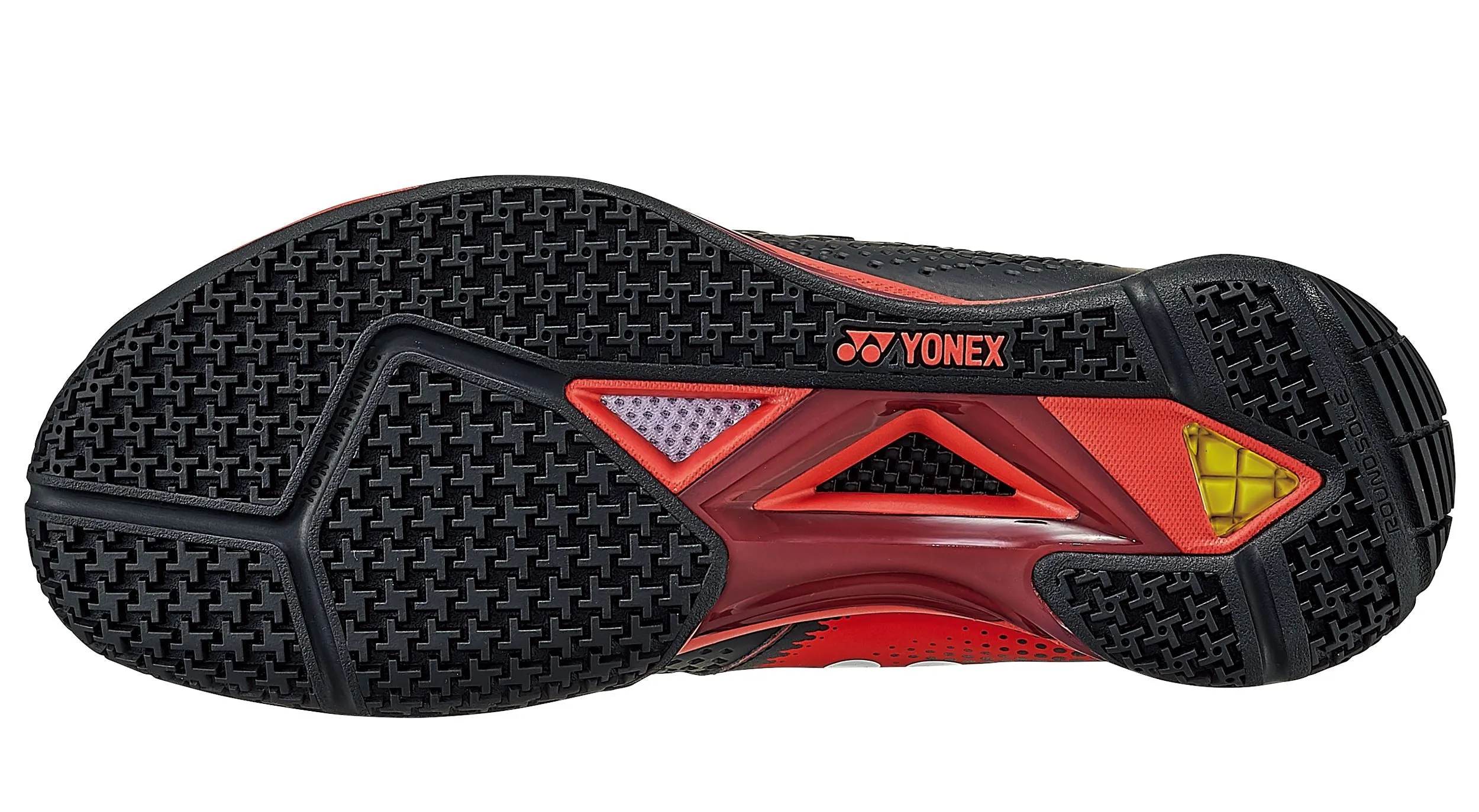 Yonex Power Cushion Eclipsion Z2 Unisex Court Shoes Black/Red