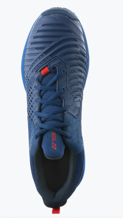 Yonex Power Cushion Sonicage 3 Clay Tennis Shoes [Navy/Red]