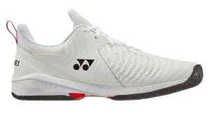 Yonex Power Cushion Sonicage 3 Men's Tennis All Court Shoe White-Red