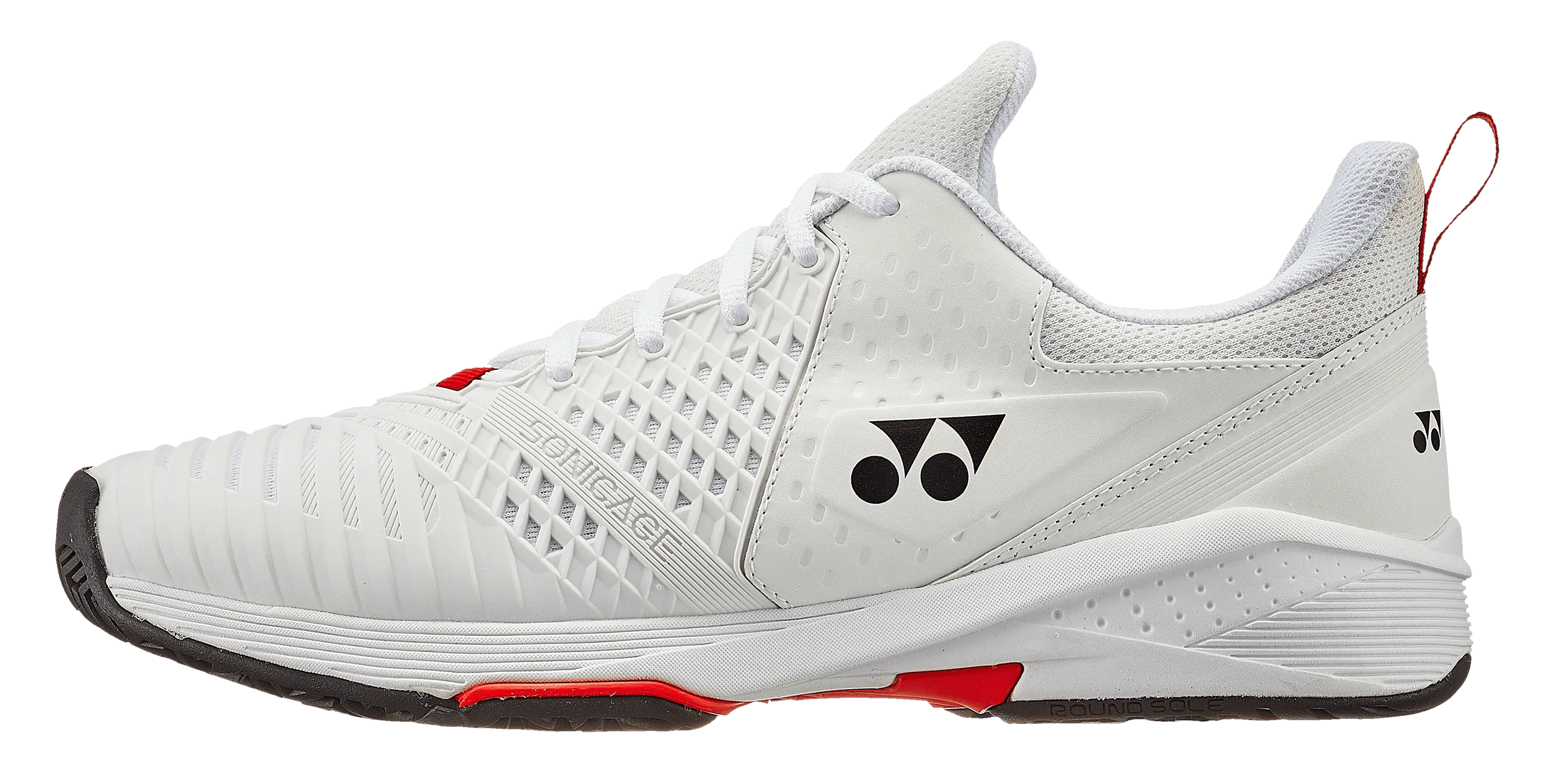 Yonex Power Cushion Sonicage 3 Men's Tennis All Court Shoe White-Red