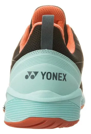 Yonex Power Cushion Sonicage 3 Unisex Tennis Clay Court Shoe Black/Sky Blue