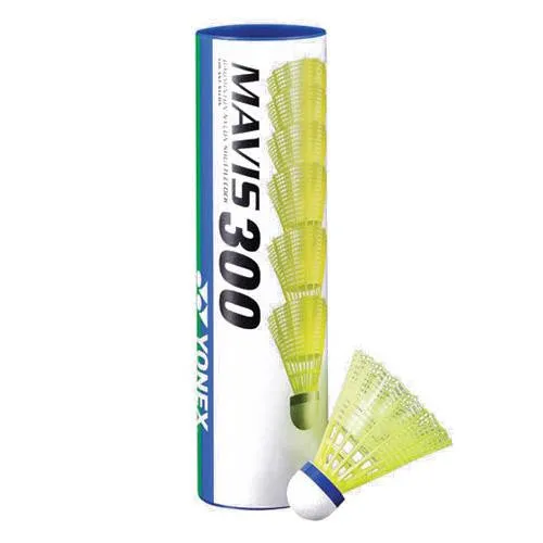 Yonex Shuttlecock's Mavis 300 Yellow 6 Pack